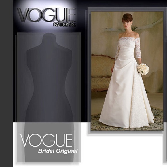 Vogue V2842 Wedding Dress Sewing Pattern Size 6 8 10 - Picture 2 of 10